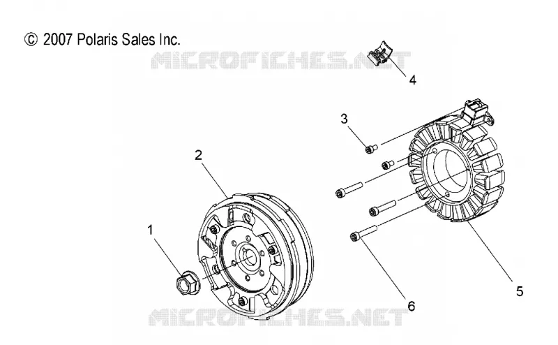MOTOR, STATOR/SCHWUNGRAD