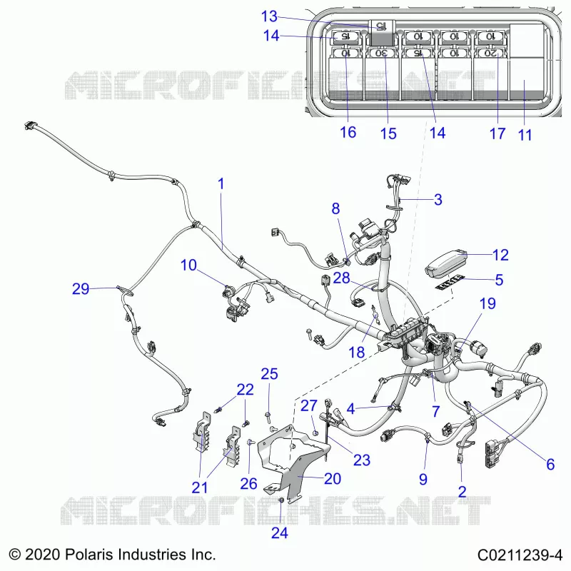ELEKTRIC, MAIN WIRE HARNESS
