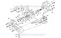 GETRIEBEGEHÄUSE/BREMSE AND KETTEN ??COVER MOUNTING SPORTSMAN 4X4 W958040 (4930403040C004)