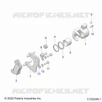 BRAKES, BRAKE BREMSZANGE VORNE