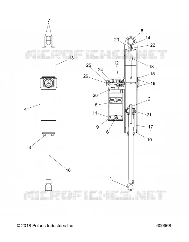HINTER TRACK SHOCK (7044819)