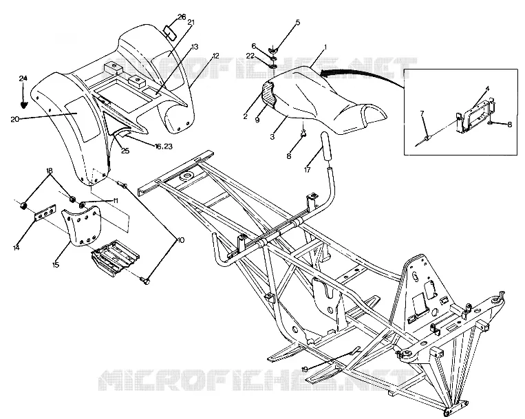 HINTER CAB ASSEMBLY (4916361636002A)