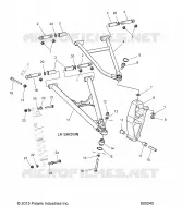 SUSPENSION, CONTROL ARMS, SPINDLE AND SCHOCK MNTG