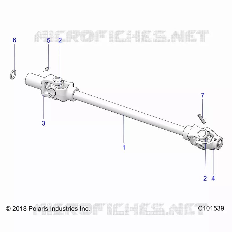 ANTRIEB, FRONT PROP SHAFT