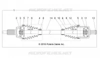 DRIVE TRAIN, GETRIEBE VORNE SHAFT