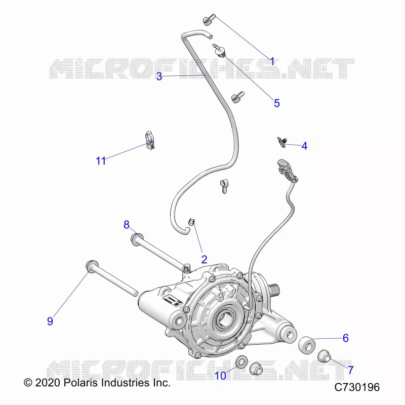 ANTRIEB, FRONT GEARCASE MOUNTING