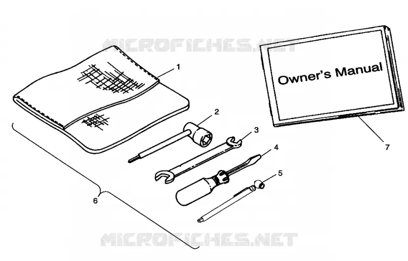 TOOL KIT TRAIL BLAZER W98BA25C (4945464546C003)