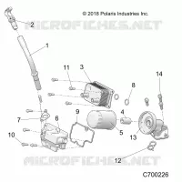 ENGINE, DIPSTICK & OIL FILTER