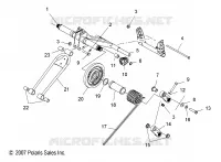 SUSPENSION, HINTER Drehmomentarm, CND, INTL