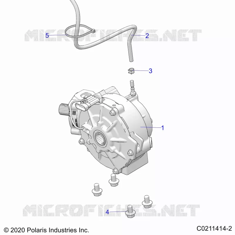 ANTRIEB, FRONT GEARCASE MOUNTING