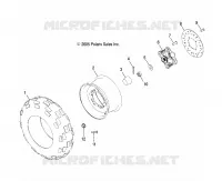 RADS, FRONT TIRE AND BRAKE DISC