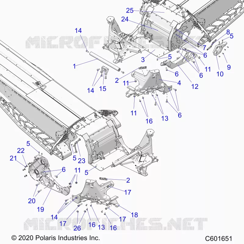 CHASSIS, BULKHEAD ASM.