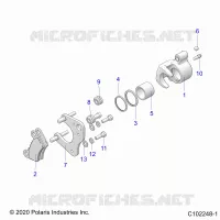 BRAKES, BRAKE BREMSZANGE VORNE
