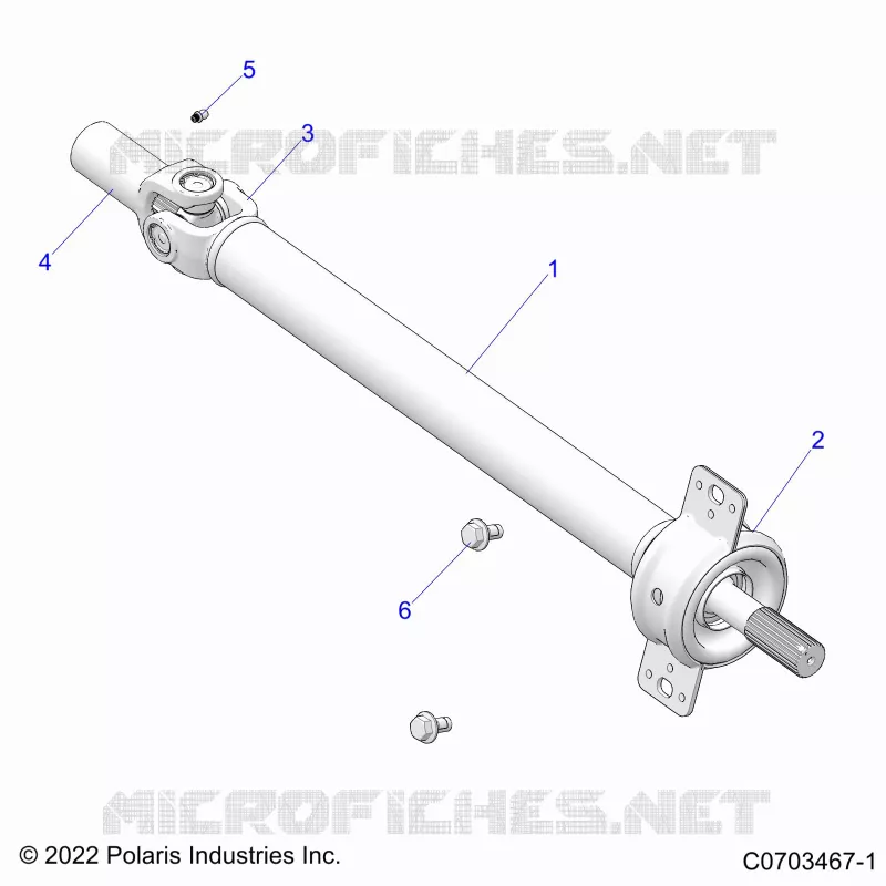 ANTRIEB, PROP SHAFT,MID, BEARING