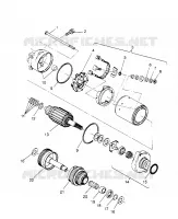 ANLASSER ASSEMBLY SL 750 B954070 (4930523052C006)