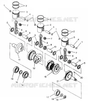 KOLBEN   KURBELWELLE XLT SP 0966676 AND EUROPEAN XLT SP E966676 (4931703170C011)
