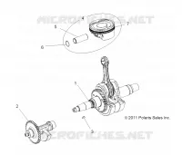 MOTOR, KURBELWELLE, PISTON AND BALANCE SHAFT