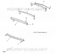 DACH SUPPORTS, 4 PASSENGER