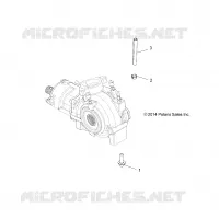 ANTRIEB, GEARCASE MOUNTING, FRONT