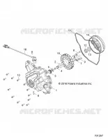 ENGINE, STATOR COVER AND SCHWUNGRAD