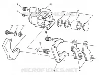 MIDDLE Achsbremse ASSEMBLY          6x6 350L C938739 (4924362436025A)