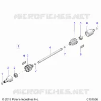ANTRIEB, DRIVE SHAFT, FRONT