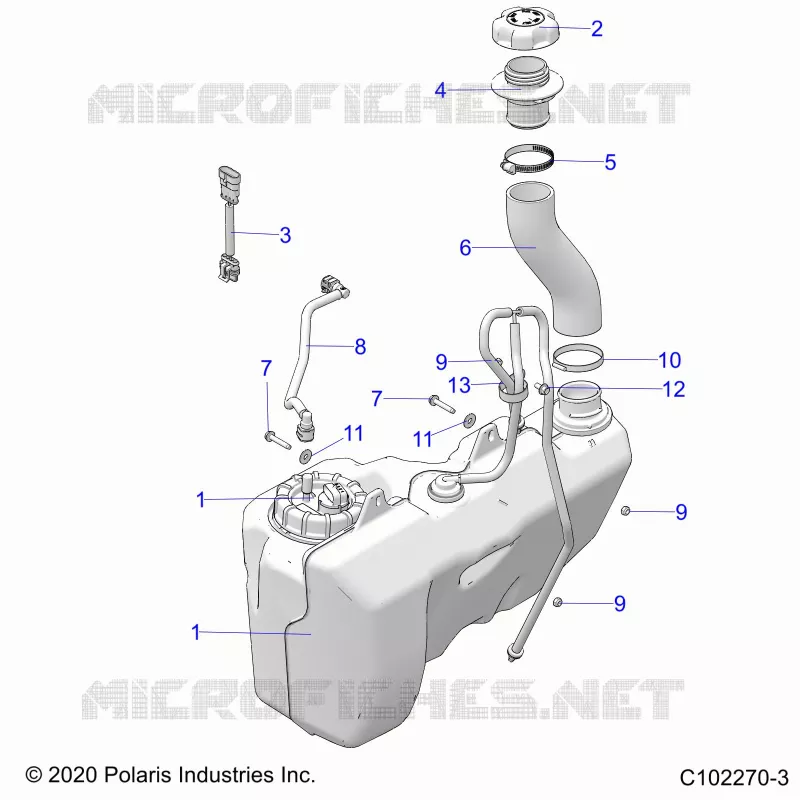KRAFTSTOFFSYSTEM, FUEL TANK
