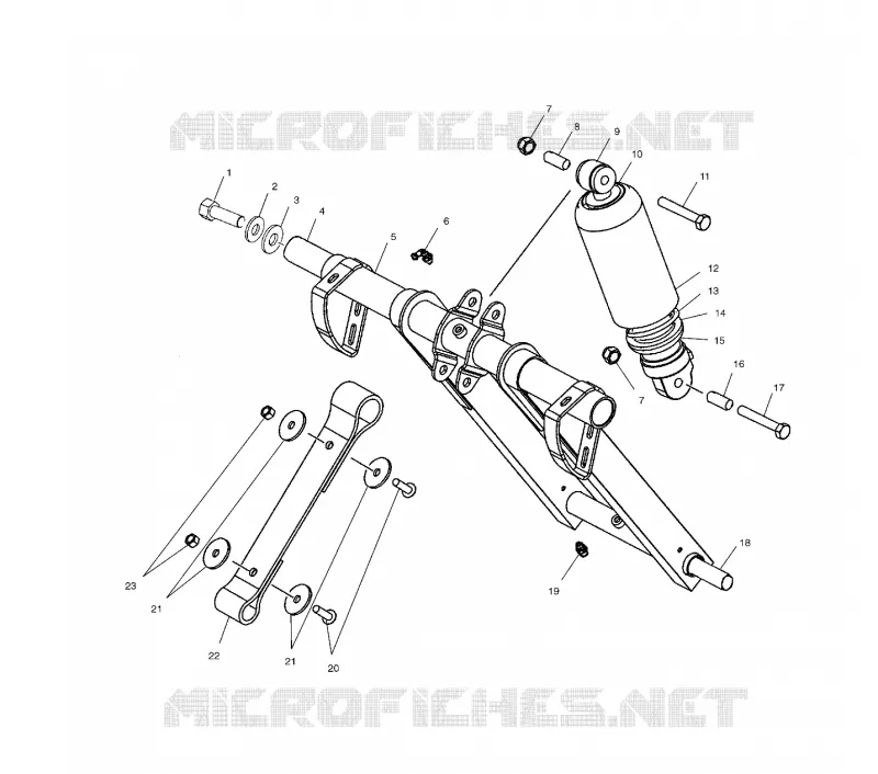FRONT Drehmomentarm
