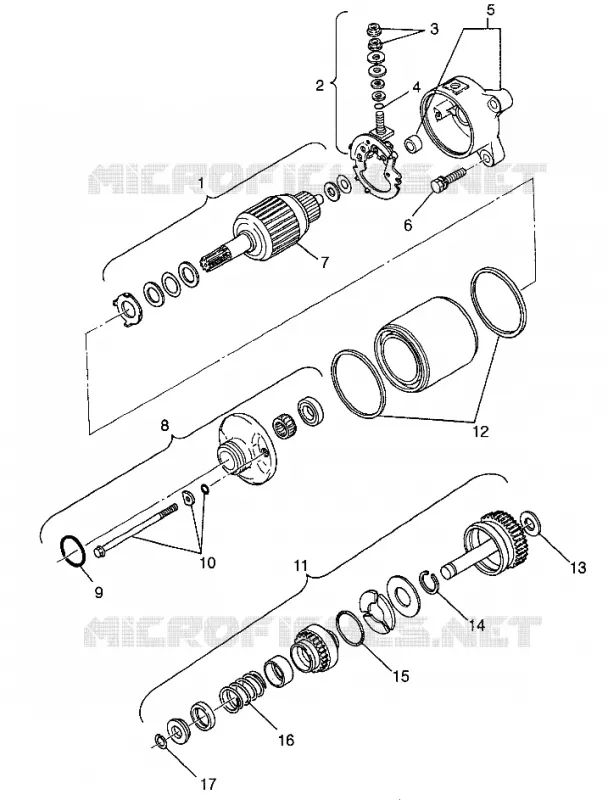 ANLASSER Magnum 6X6 W97AE42A and Swedish Magnum 6X6 S97AE42E (4940754075E005)