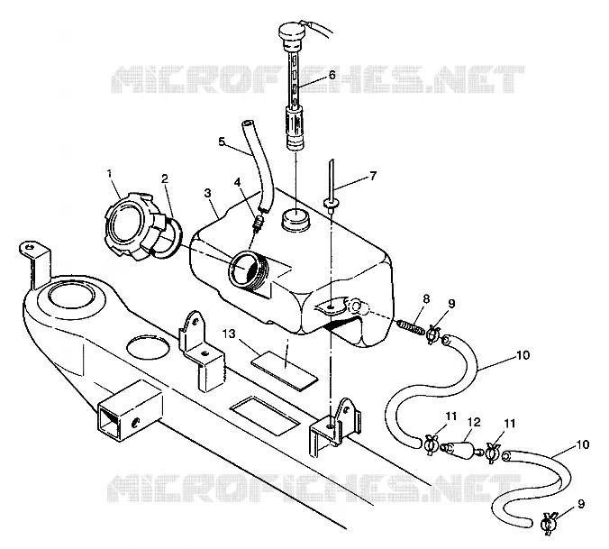 ÖLTANK ASSEMBLY 6X6 250 W938727 (4924092409009A)