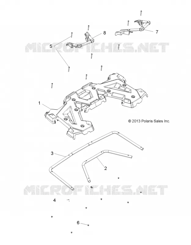 KAROSSERIE HINTEN RACK AND HAND GRIPS