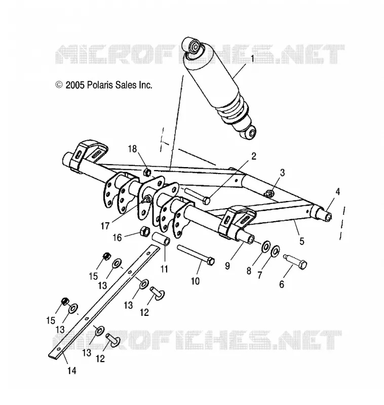 FRONT Drehmomentarm