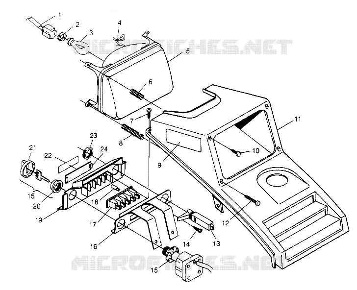 SCHEINWERFER Trail Blazer W957221 (4930363036A013)