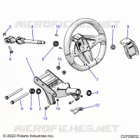 LENKUNG, UPPER, STANDARD -Z22R4E92AD/AJ (C0702883-1)