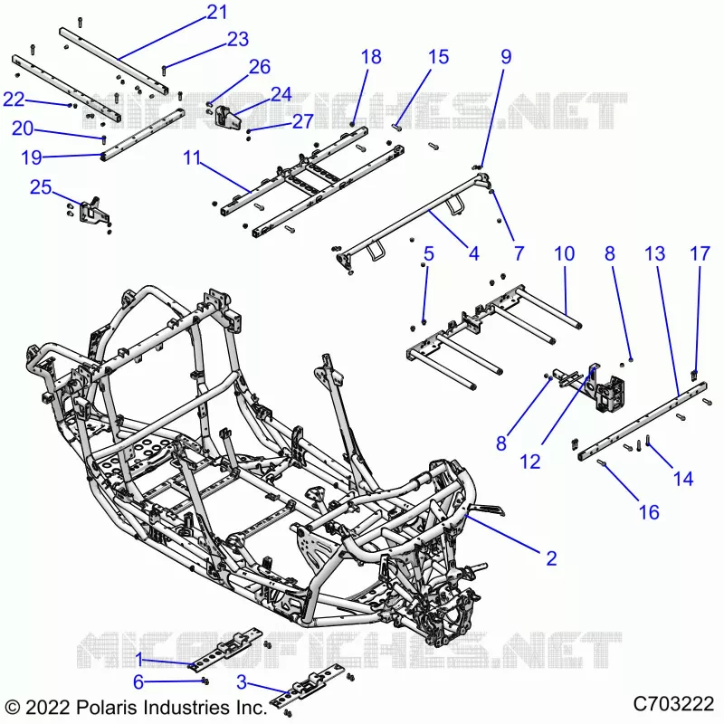 CHASSIS, MAIN RAHMEN