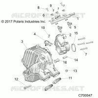 ENGINE, LUFTEINLASS MANIFOLD EVAP 50S
