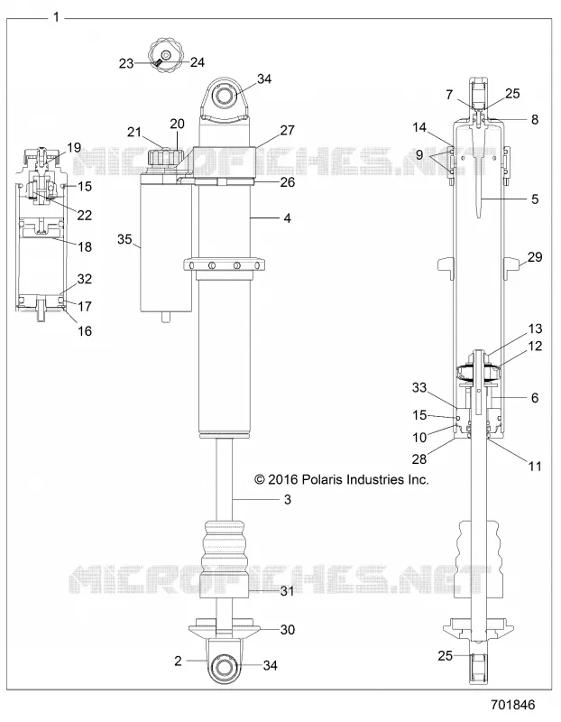 HINTERRADAUFHÃ„NGUNG SHOCK INTERNALS