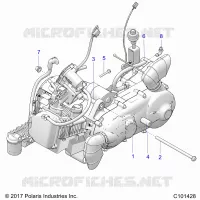ENGINE, ENGINE AND GETRIEBELAGERUNG