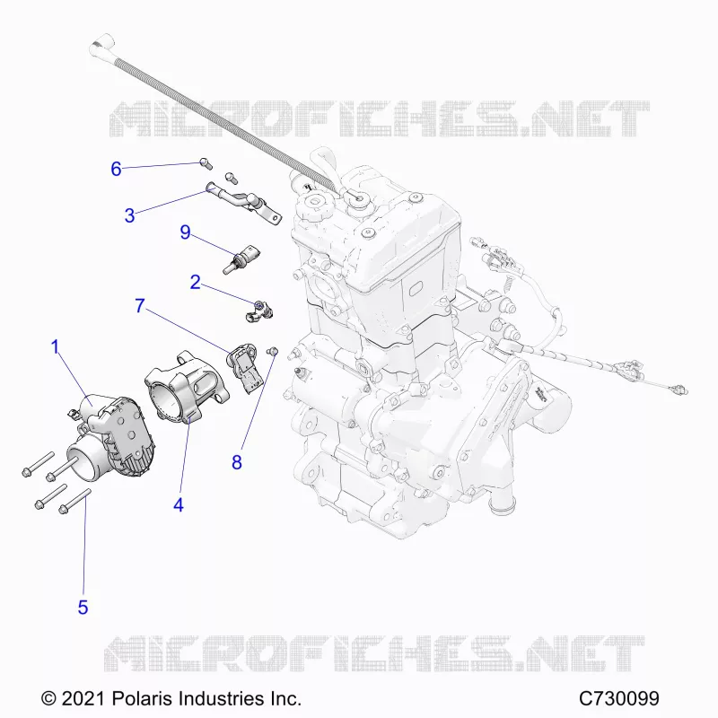 ENGINE, DROSSELKLAPPENGEHÃ„USE AND FUEL RAIL