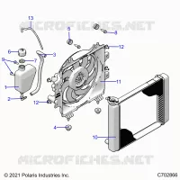 ENGINE, KÃŒHLSYSTEM, RADIATOR, FAN & OVERFLOW BOTTLE