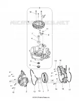 MOTOR, STATOR COVER and SCHWUNGRAD