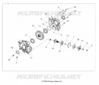 ANTRIEB, REAR GEARCASE INTERNALS