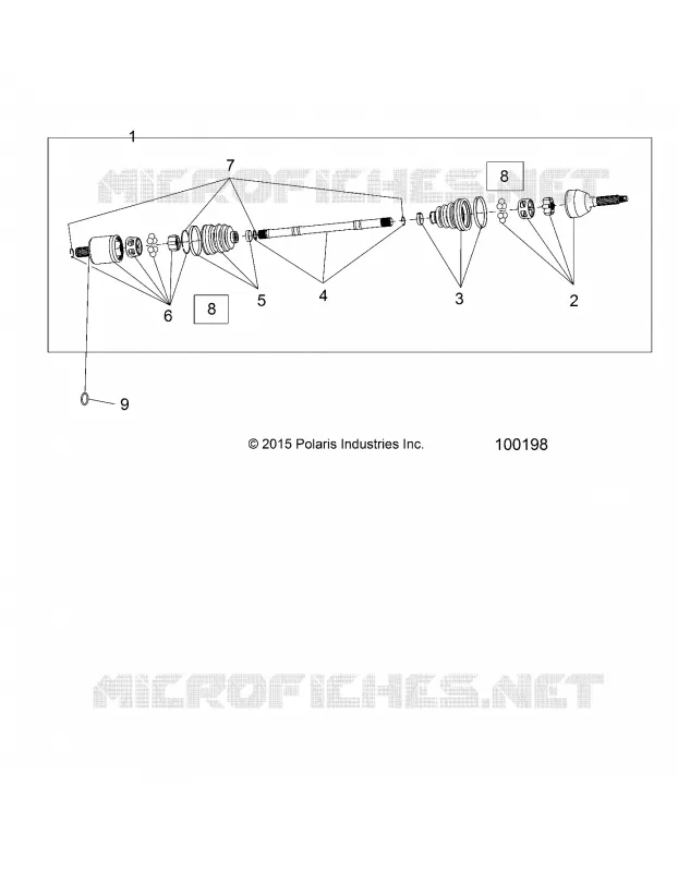 ANTRIEB, FRONT HALF SHAFT