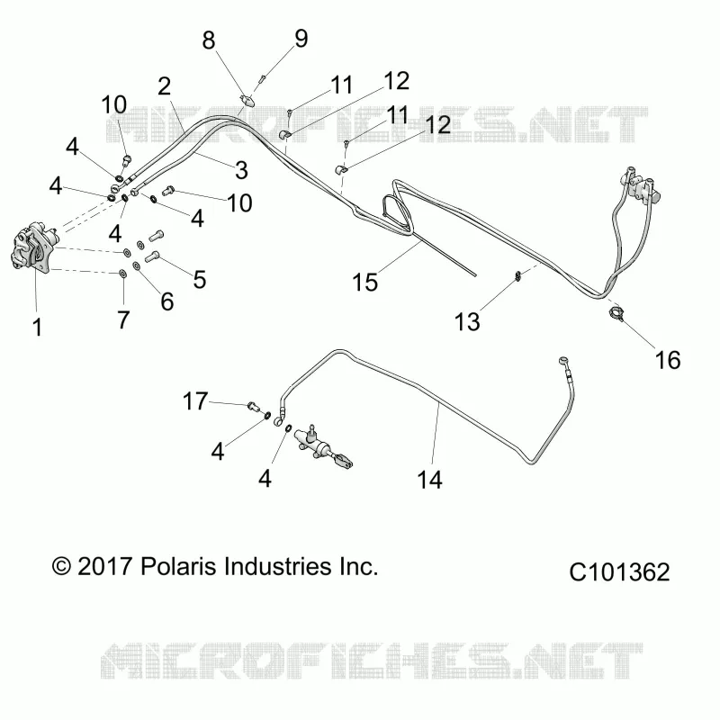 BRAKES, HINTERBREMSE LINES