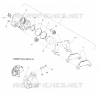 BREMSES, MID CALIPERS