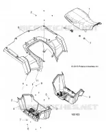 HINTER CAB, SEAT AND FOOTWELLS