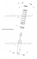SUSPENSION, SCHOCK, FRONT