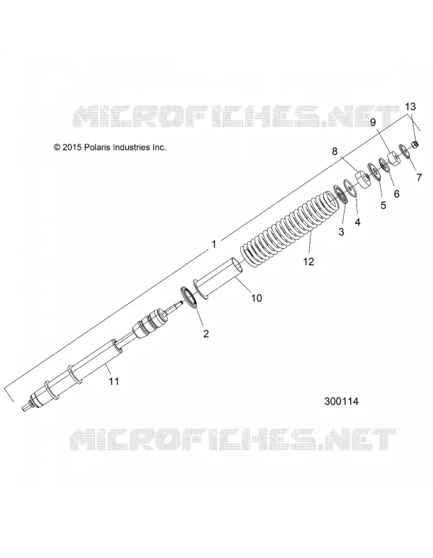 FRONT SUSPENSION STRUT, HD