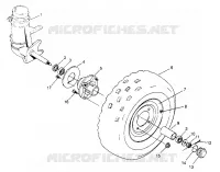 VORDERRAD ASSEMBLY 2x4 400L W947540 (4926752675B002)