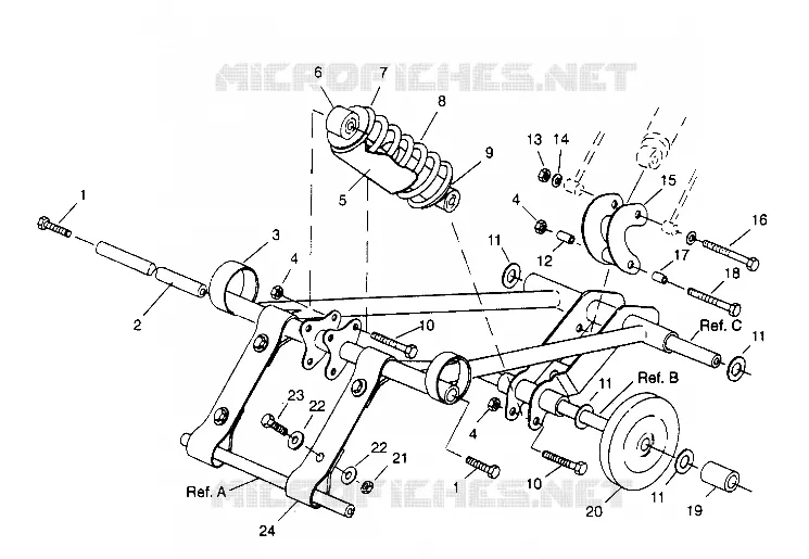 FRONT Drehmomentarm XLT TOURING 0952857 and  EUROPEAN XLT TOURING E95 (4929172917B013)